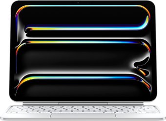 Чехол с клавиатурой Apple Magic Keyboard для iPad Pro 11" 5-го поколения (белый, нет кириллицы)