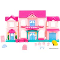 Кукольный домик Полесье София с набором мебели и автомобилем 78018