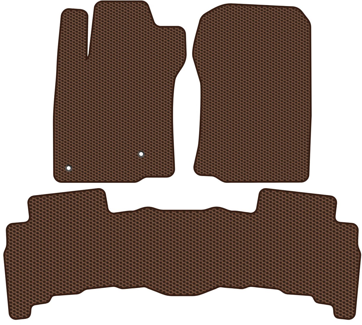 

Комплект ковриков для авто Alicosta Lexus GX460 II (suv / J150) задний цельный 2009 - 2013 (коричневый, сота)