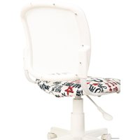 Компьютерное кресло Бюрократ CH-W296NX (белый TW-15/мультиколор красные губы)