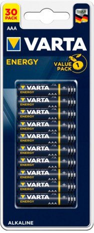 

Батарейка Varta Energy Alkaline AAA 30шт