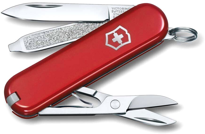 

Нож-брелок Victorinox Classic Style Icon 0.6223.G (красный)