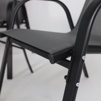 Набор садовой мебели AksHome Sunbeam (серый/черный)