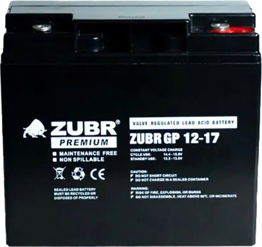 Аккумулятор для ИБП Zubr GP 12-17 12V 17Ah