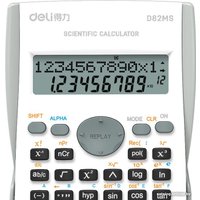 Инженерный калькулятор Deli D82MS (белый)