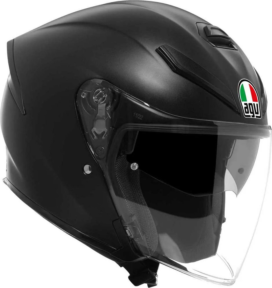 Мотошлем AGV K5 JET Evo E2206 21184A5002-003-M (M, Mono Matt Black)