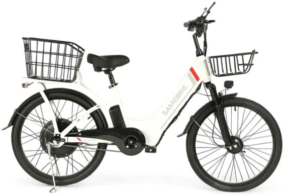 

Электровелосипед SameBike E-ALFA NEW (белый)
