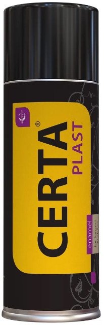 Эмаль Certa Plast 0.52 л (полуглянцевый черный)