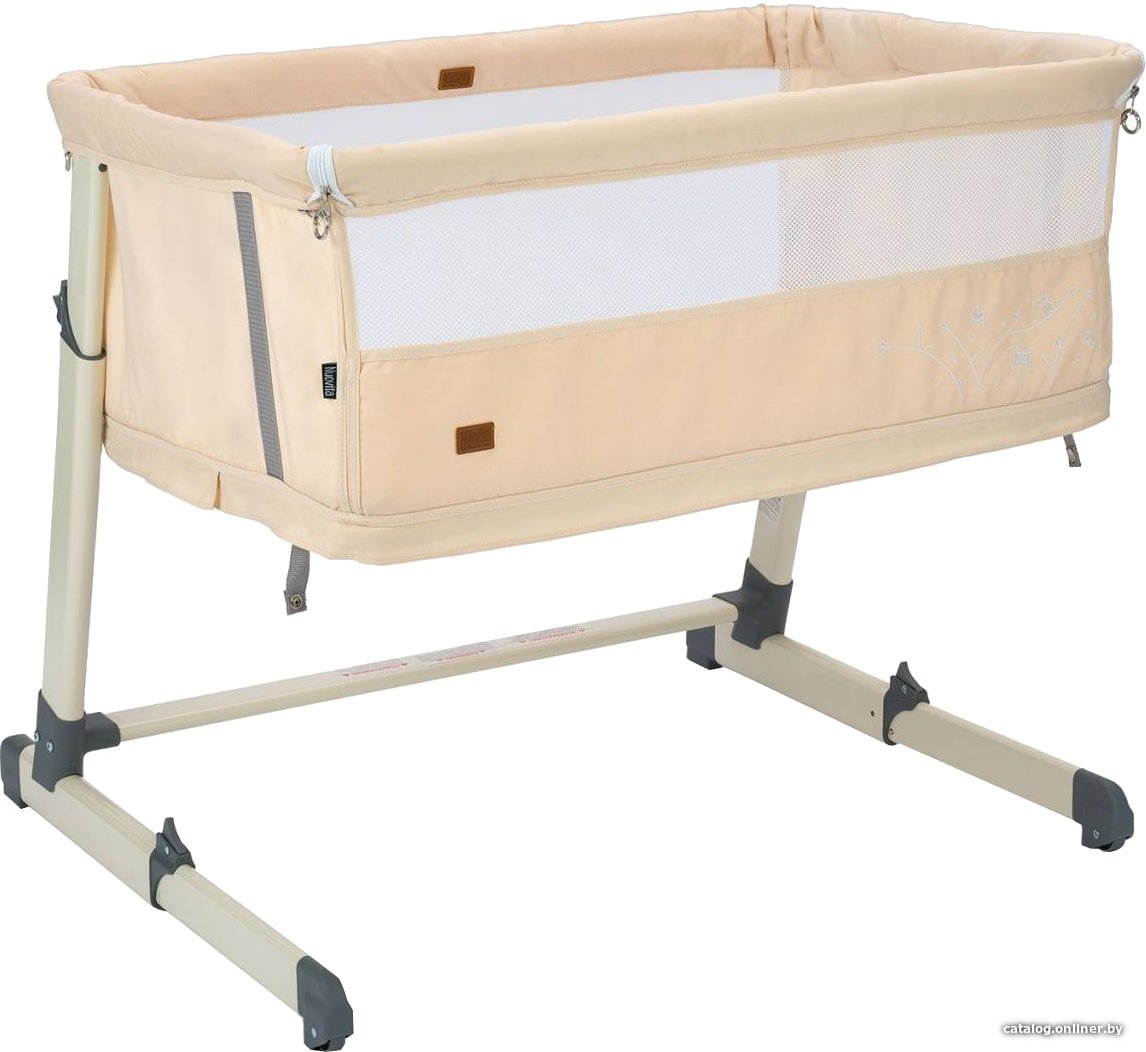 Приставная детская кроватка Nuovita Accanto Calma (бежевый)