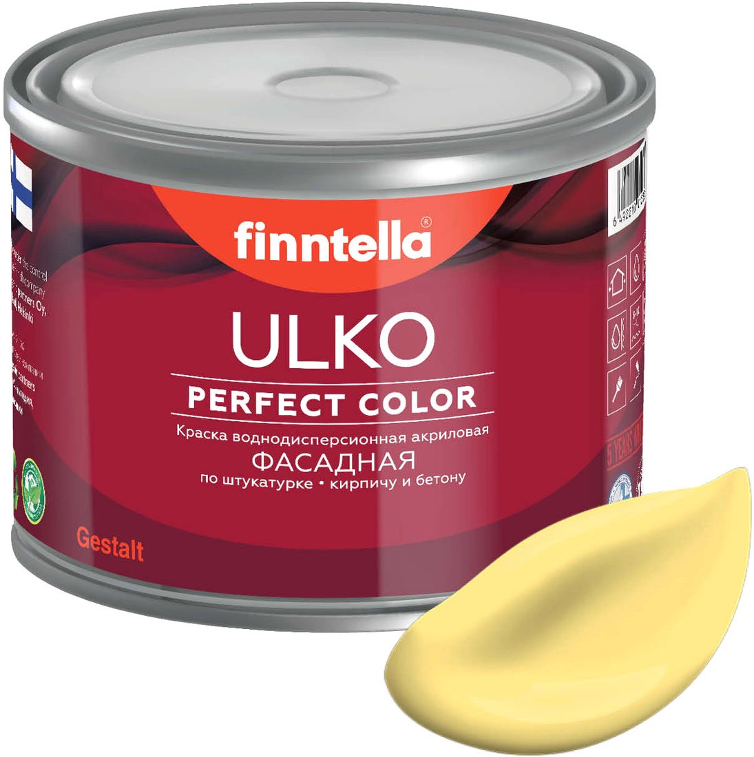 

Краска Finntella Ulko Aurinko F-05-1-1-FL115 0.9 л (палевый)