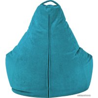 Кресло-мешок Palermo Bormio велюр M (нэви)
