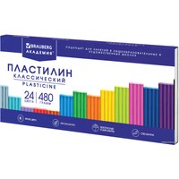 Пластилин BRAUBERG Академия Супер Хит 106424 (24 цвета)