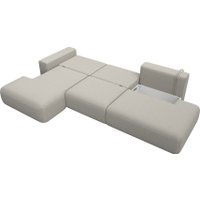 Угловой диван Лига диванов Лига-036 НПБ Модерн Лонг левый 125470L (рогожка амур бежевый)