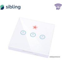 Выключатель Sibling Powerlight-SM3W 3-канальный сенсорный