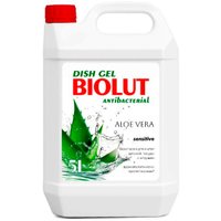 Средство для мытья посуды Biolut Aloe Vera с антибактериальным эффектом 5 л