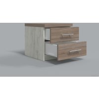 Тумба Миркомодоф Твин 11 (дуб крафт белый/дуб винтаж оксид)