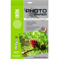 Самоклеящаяся бумага CACTUS матовая A4 100г/м2 50 л CS-MSA410050