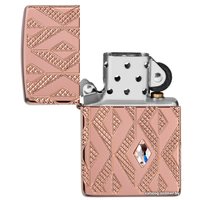Зажигалка Zippo Armor Geometric Diamond Pattern Design 49702