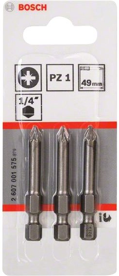

Бита Bosch 2607001575 3 предмета