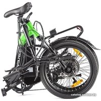 Электровелосипед Volteco Flex (черный/зеленый)