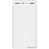 Внешний аккумулятор Xiaomi Mi Power Bank 3 PB3018ZM 30000mAh (белый)