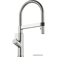 Смеситель Blanco Solenta-S Senso (рычаг слева, нержавеющая сталь)