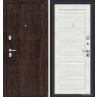 Металлическая дверь el'Porta Porta S 4.П22 (Almon 28/Bianco Veralinga)