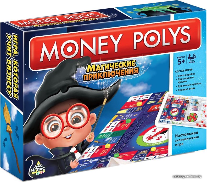 Настольная игра Лас Играс Монополия Магические приключения 4505535