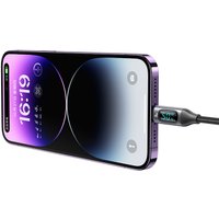 Кабель Usams US-SJ667 USB Type-С - Lightning (1.2 м, черный)