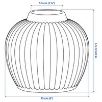 Ваза Ikea Pelarbjork 80607311