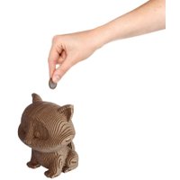 3Д-пазл Eco-Wood-Art Кошечка - копилка