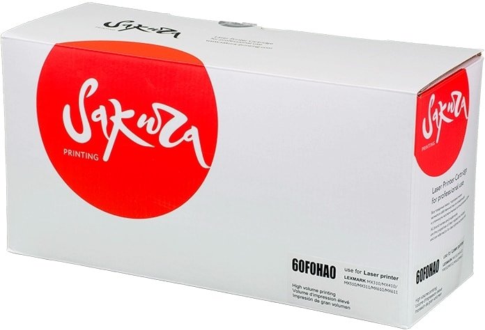 

Картридж Sakura Printing SA60F0HA0 (аналог Lexmark 60F0HA0)