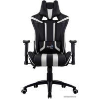 Игровое (геймерское) кресло AeroCool AC120 AIR (черный/белый)