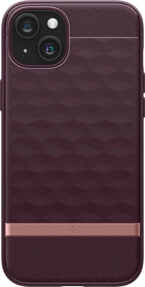 

Чехол для телефона Spigen Parallax Mag для iPhone 15 ACS06820 (бордовый)