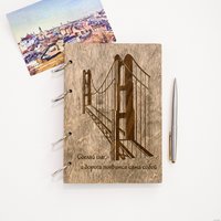 Ежедневник Творческая мастерская "Пуговка" Анастасии Минич А5 на кольцах Мост