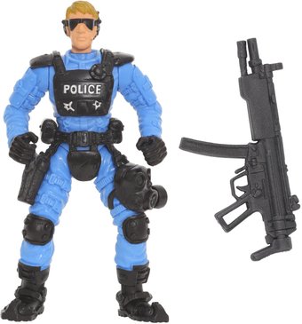 Фигурка Chap Mei Полицейский спецназовец с аксессуарами 545004-7