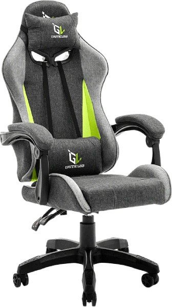 Игровое (геймерское) кресло GameLab Tetra Breeze (серый/зеленый)
