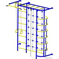 Детский спортивный комплекс Пионер С5С (синий/желтый)