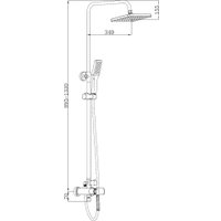 Душевая система  Boch Mann Chika B BM9968