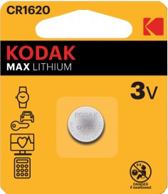 

Батарейка Kodak Max Lithium CR1620-1BL 1 шт.