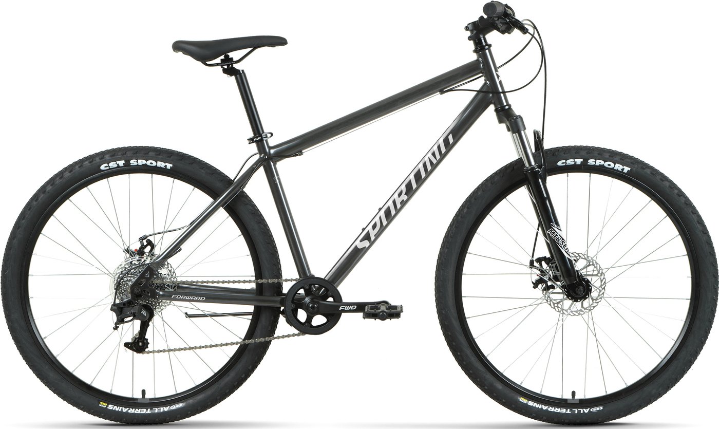

Велосипед Forward Sporting 27.5 2.3 D р.19 2022 (черный/белый)