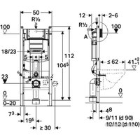 Инсталляция для унитаза Geberit Duofix UP 320 [111.362.00.5]