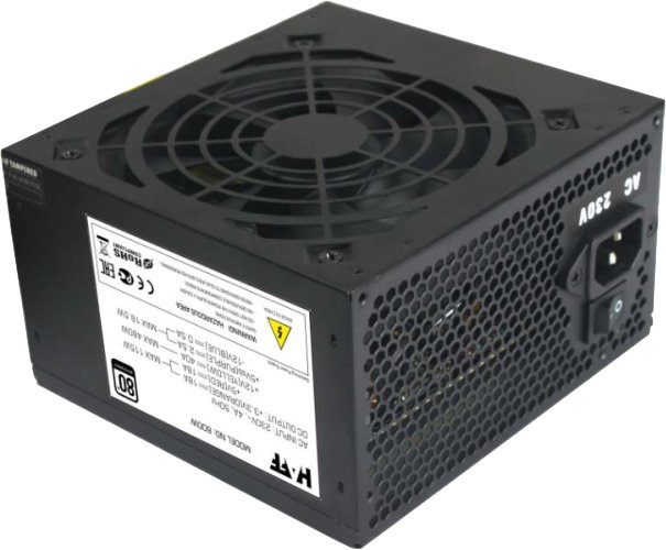 

Блок питания HAFF 600W 120mm APFC 80+ Без кабеля
