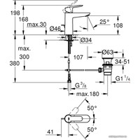 Смеситель Grohe BauEdge 23758000