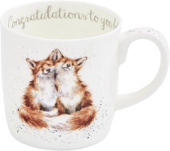 Кружка Royal Worcester Wrendale Designs Лисята MMRS4020-XD