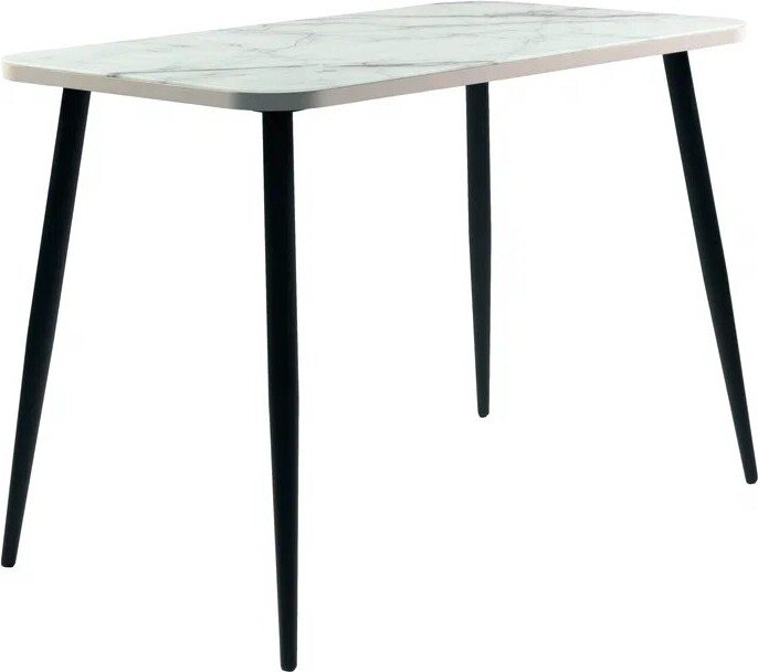 

Кухонный стол ВВР Прямоугольный (стекло с ф/п мрамор белый/черный конус 100/60)