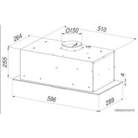 Кухонная вытяжка Weissgauff Tetta 60 PB BL