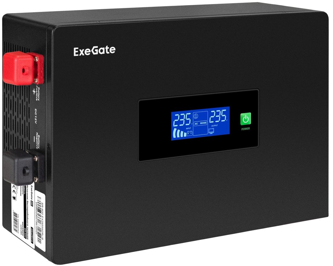 

Источник бесперебойного питания ExeGate IdealSine SR-600.LCD.2SH EX295992RUS