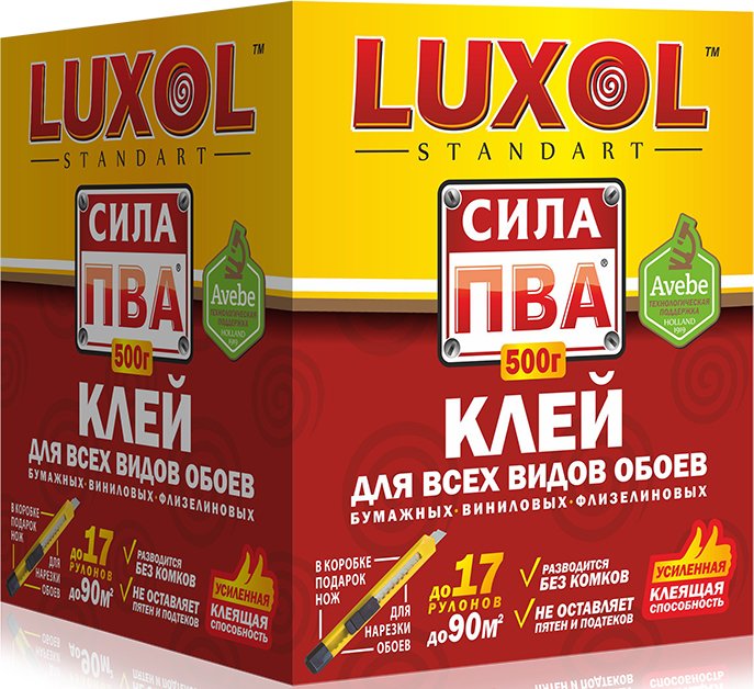 

Клей для обоев Luxol Сила ПВА (500 г)