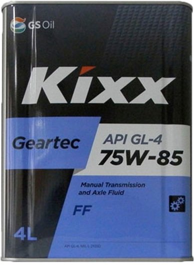 

Трансмиссионное масло Kixx Geartec FF 75W-85 4л